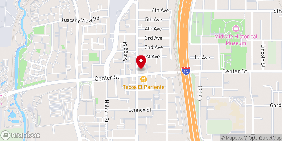 Map showing location of The Pearl on Main