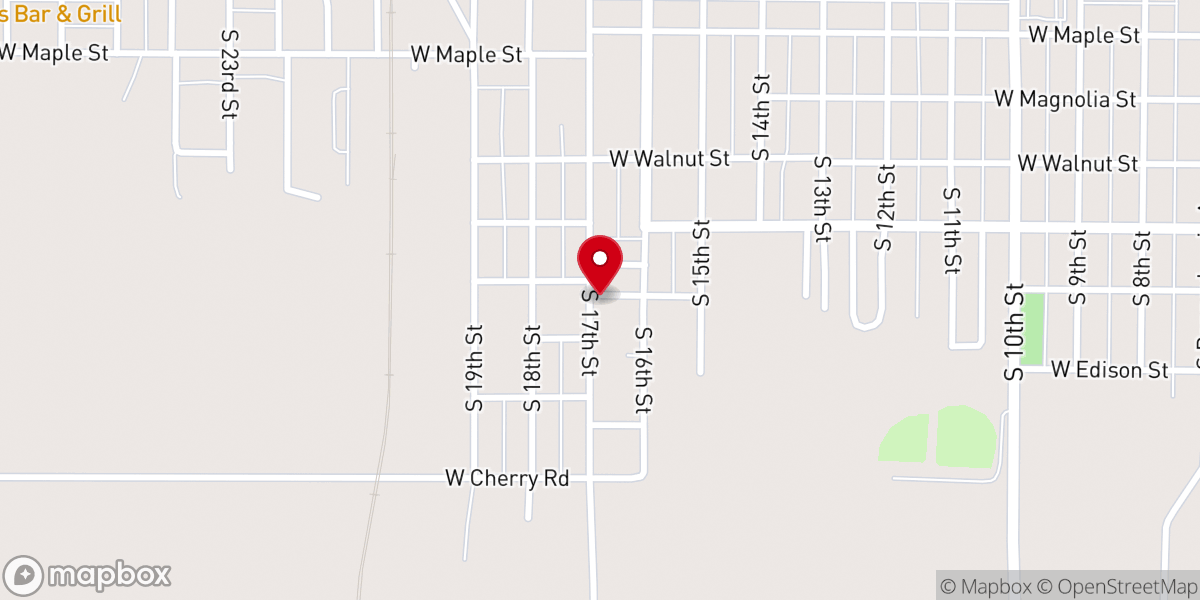 Map showing location of Youngs Chapel Church of God in Chridt