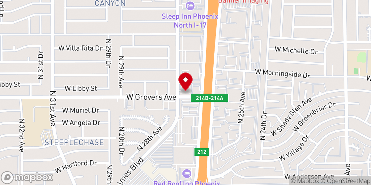 Map showing location of Church In Phoenix Inc