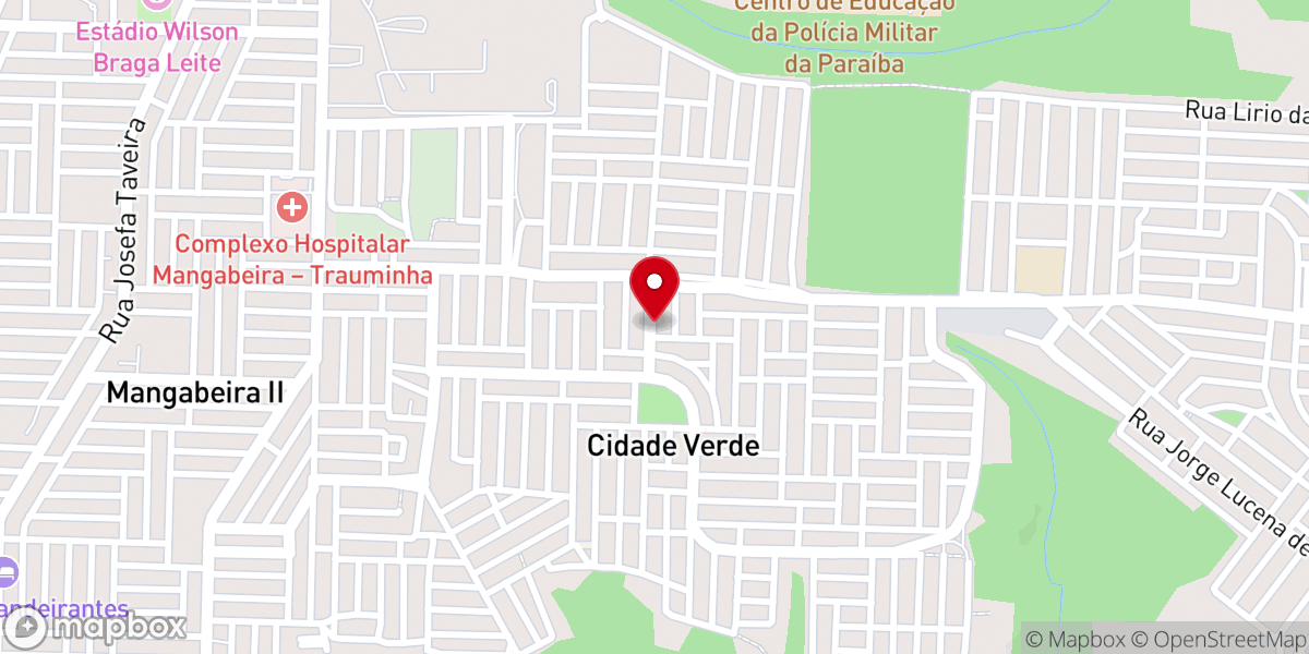 Map showing location of Igreja Pentecostal Adoradores por Excelência