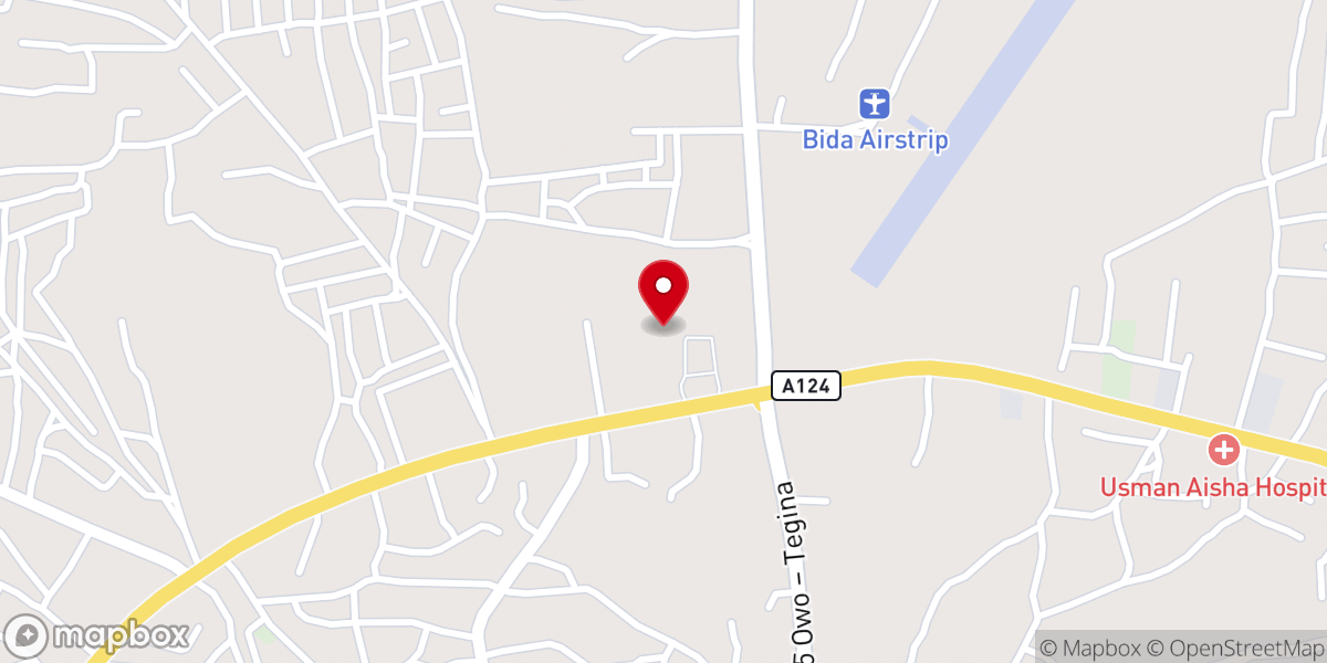Map showing location of St. John's Cathedral