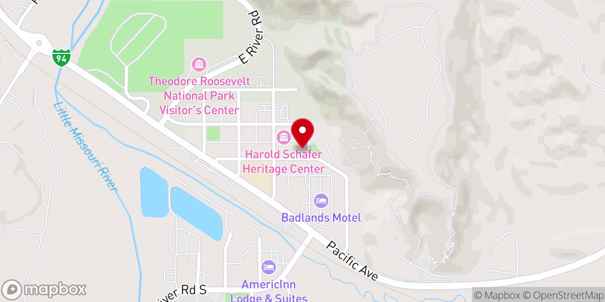 Map showing location of Von Hoffman House