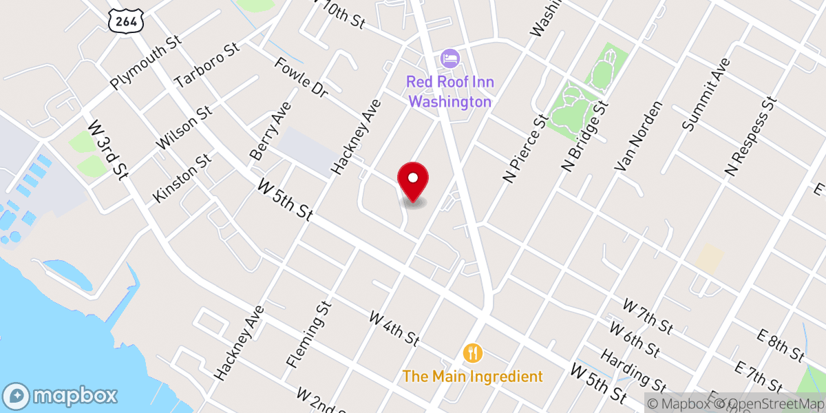 Map showing location of Mt calvary United holy church