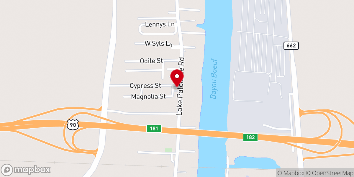 Map showing location of Holy Family Church