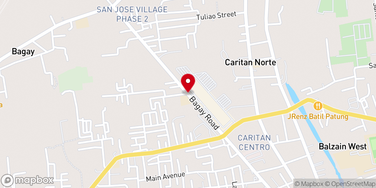 Map showing location of Delight foods and supplies