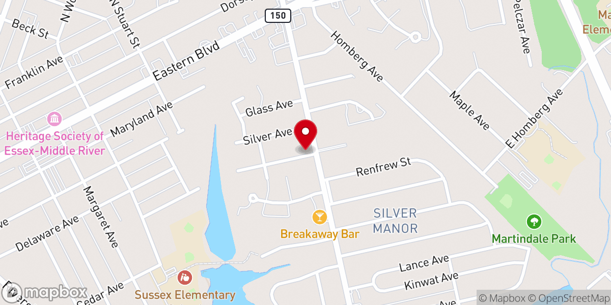 Map showing location of Rock of Ages Church of God in Christ