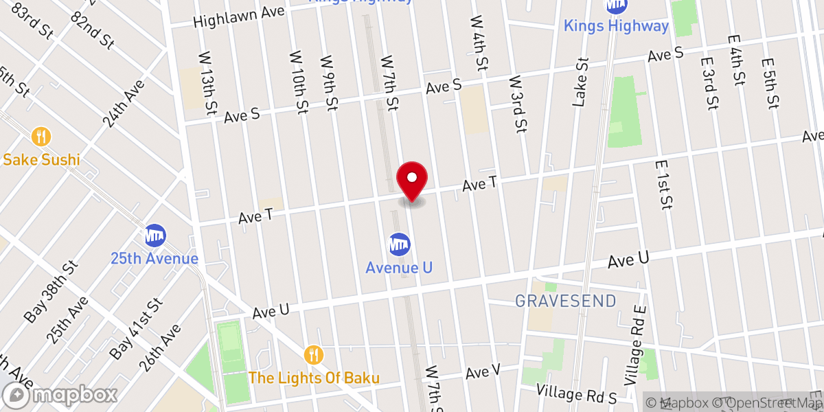 Map showing location of Georgian Orthodox Church