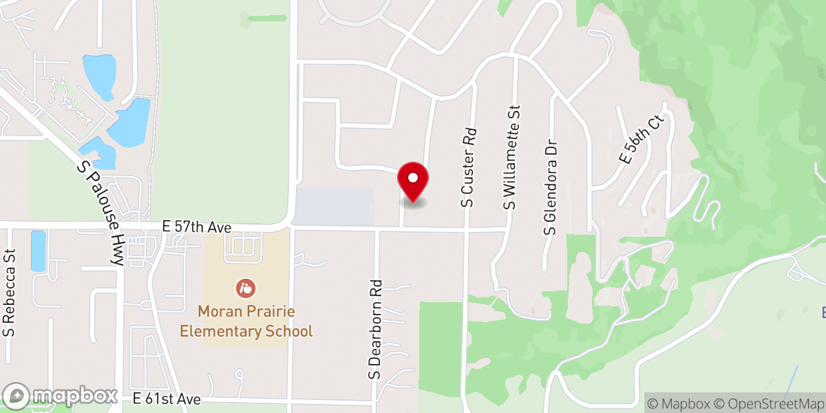 Map showing location of Strong Courageous Ministries Inc