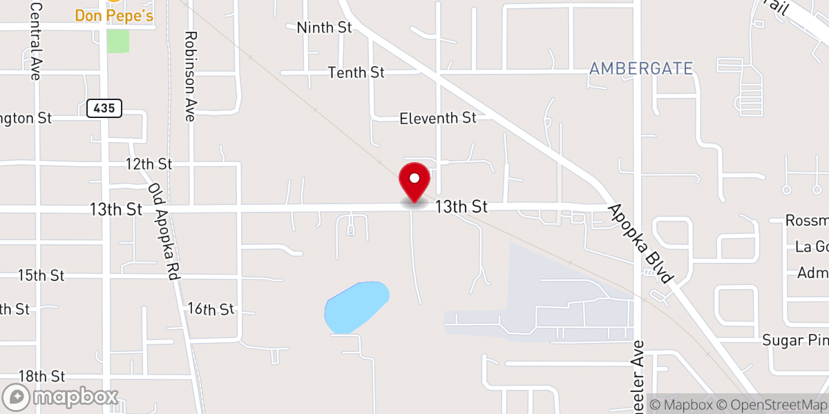 Map showing location of Apostolic Church of Jesus