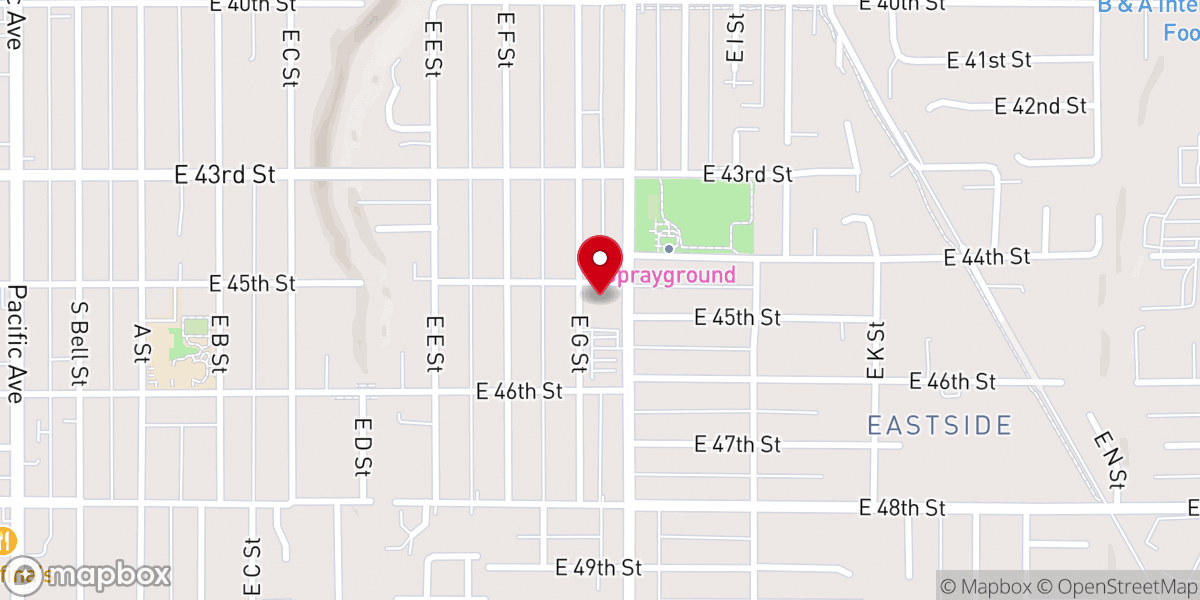 Map showing location of Sacred Heart Catholic Church