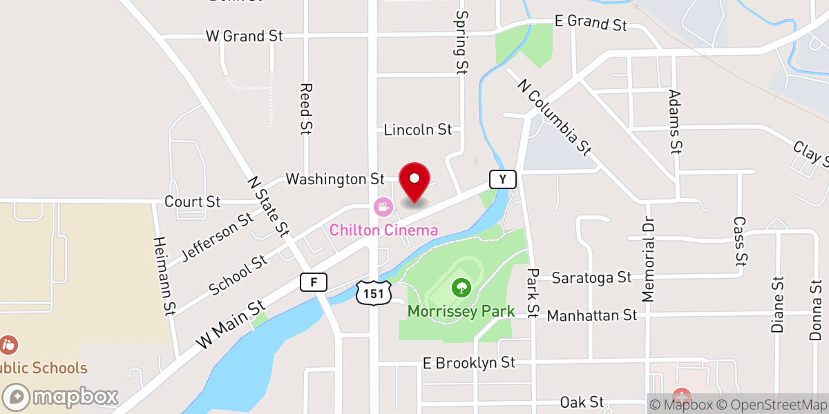 Map showing location of Saint Mary Catholic Church