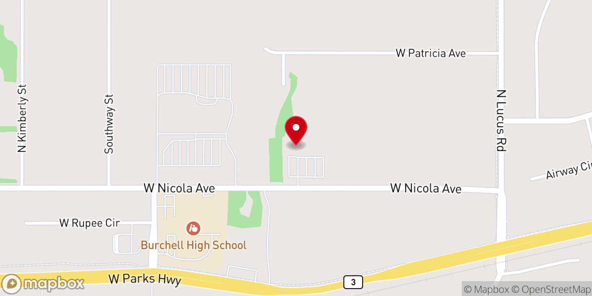 Map showing location of Word of Life Church