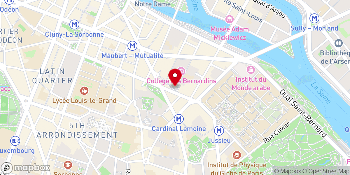 Map showing location of Église Notre-Dame-Joie-des-Affligés-et-Sainte-Geneviève