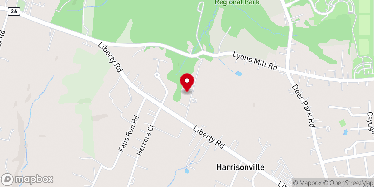 Map showing location of Mt Paran Presbyterian Church