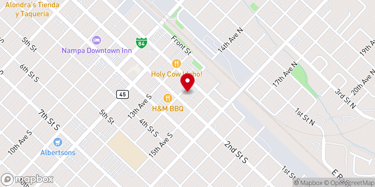 Map showing location of Real Life Community Church