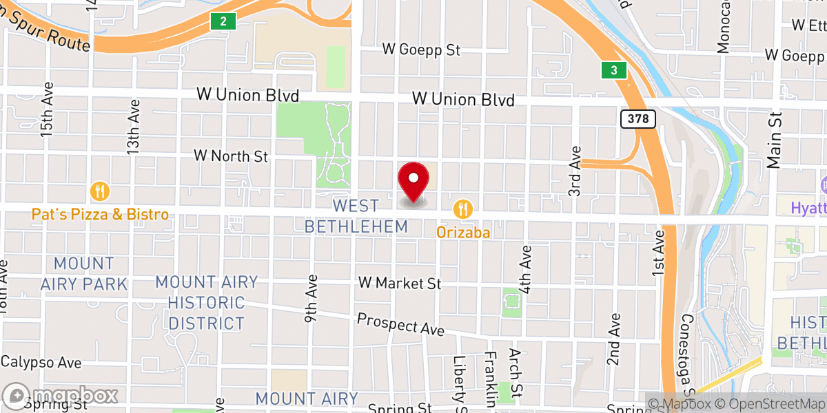 Map showing location of Saints Simon and Jude Catholic Church
