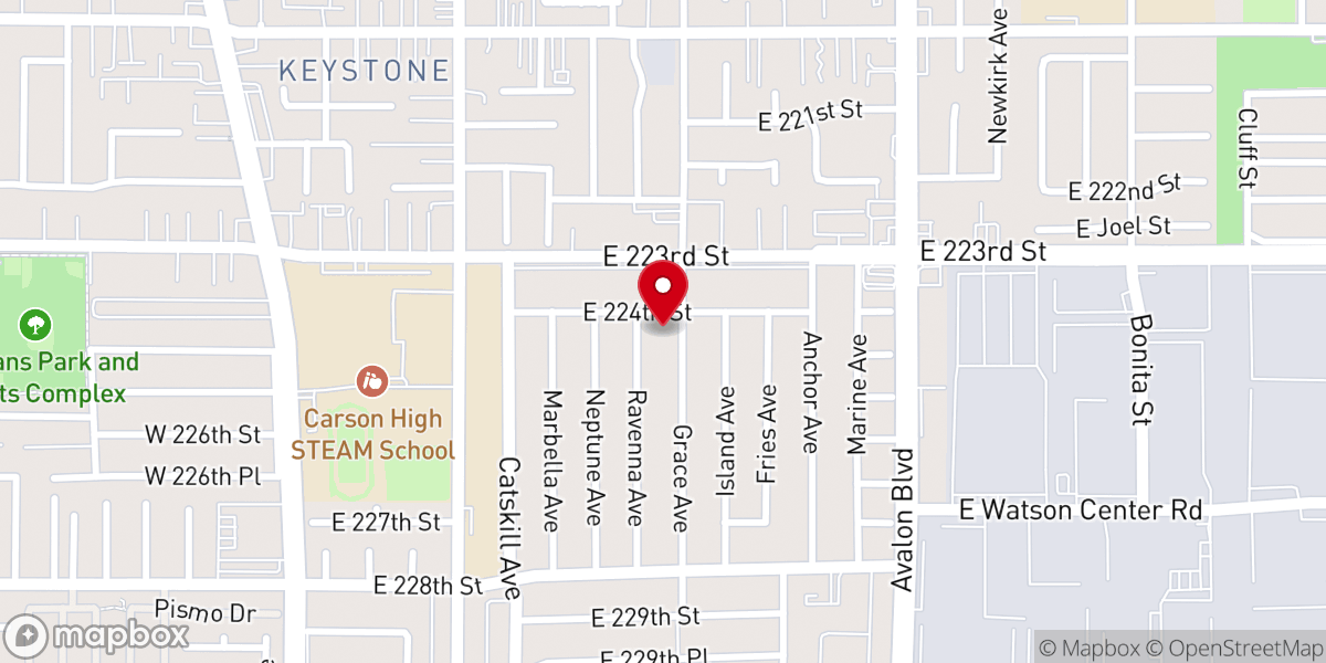 Map showing location of Crossing the Jordan Outreach Ministries