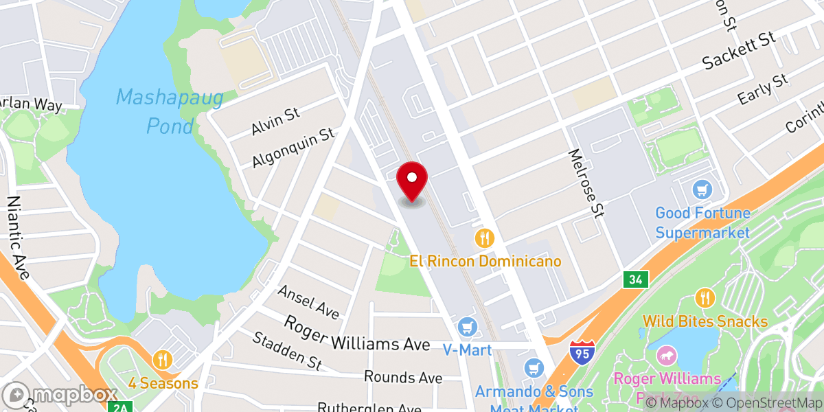 Map showing location of Iglesia Río de Vida Asambleas de Dios