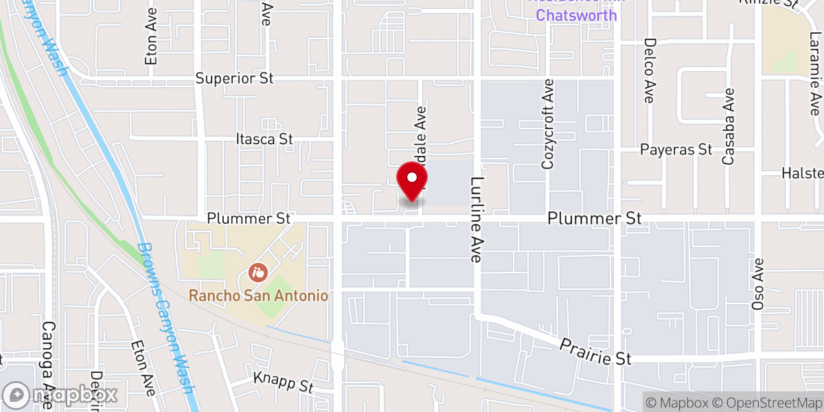 Map showing location of Revival Power Ministries