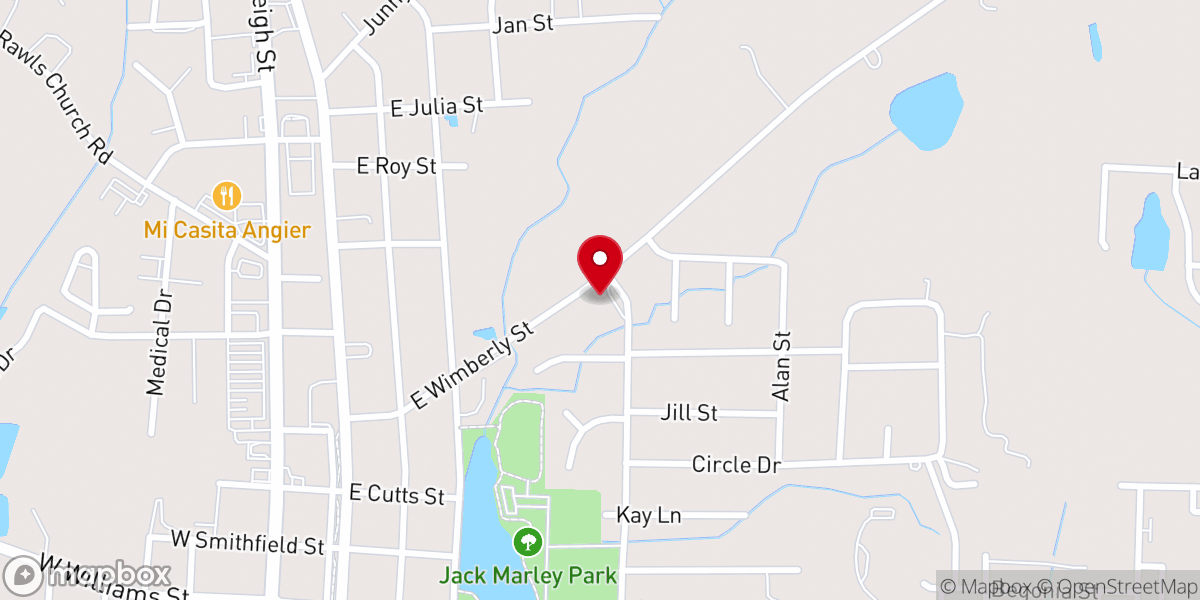 Map showing location of Freedom Life Church