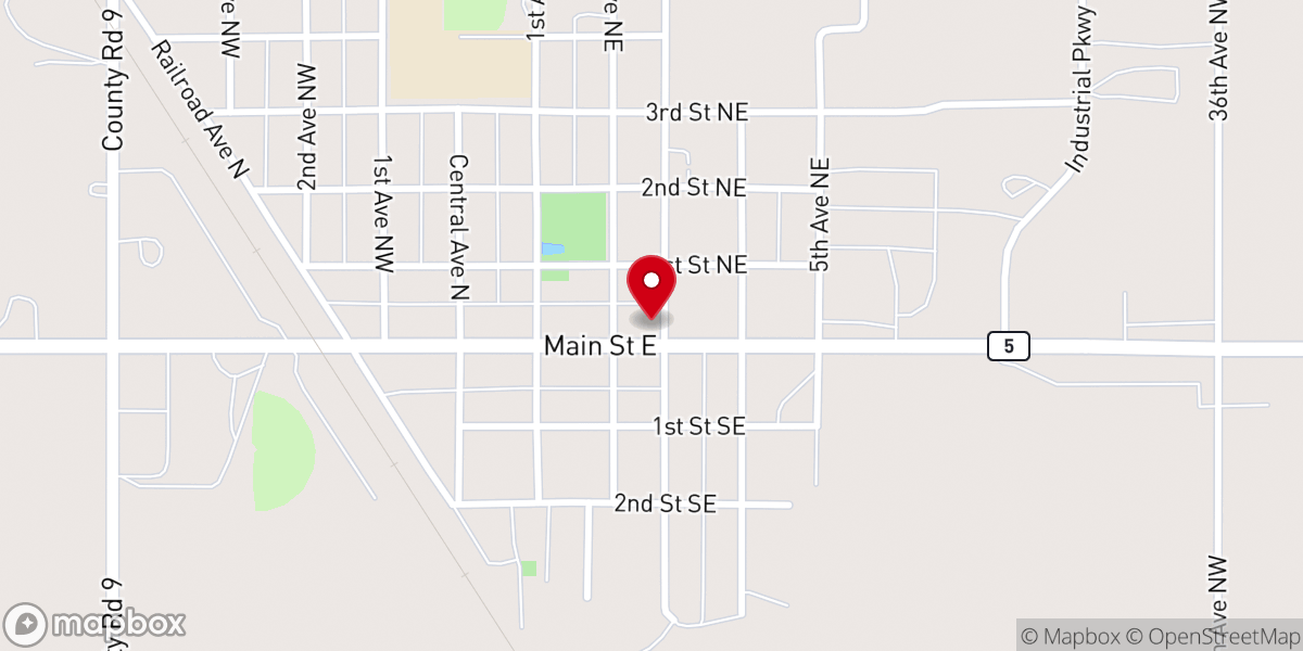 Map showing location of St Jerome Catholic Church