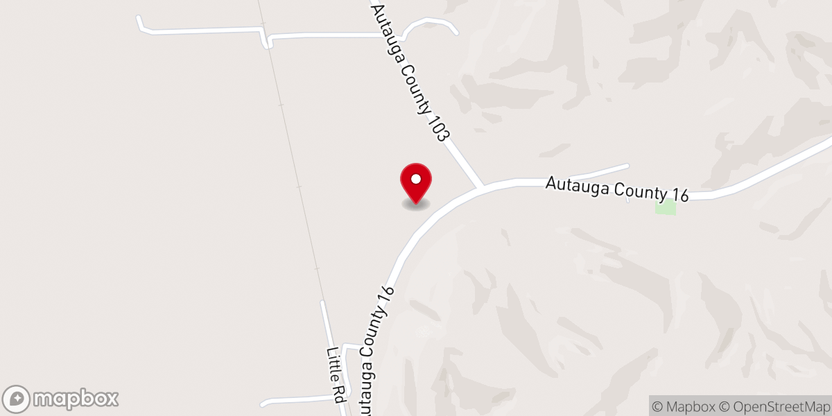 Map showing location of Jones Church