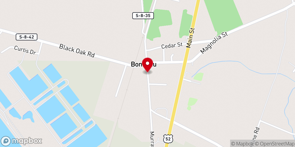 Map showing location of Our Lady of Peace Catholic Church
