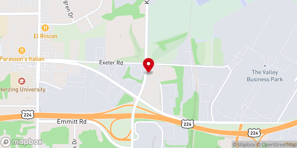 Map showing location of Community Baptist Temple