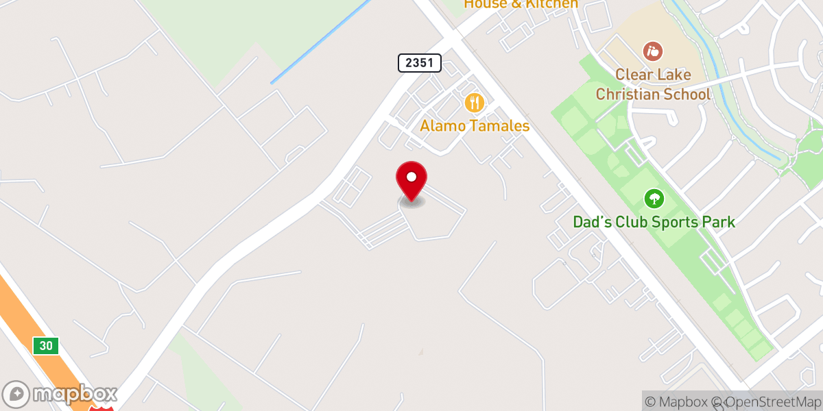 Map showing location of Gateway Community Church of Webster