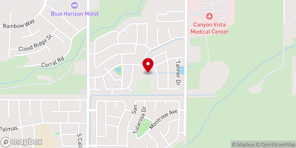 Map showing location of New Hope Fellowship