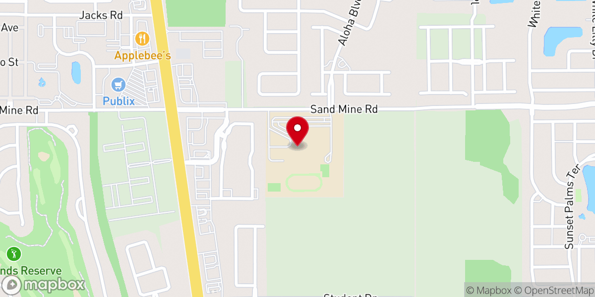 Map showing location of Elation Church