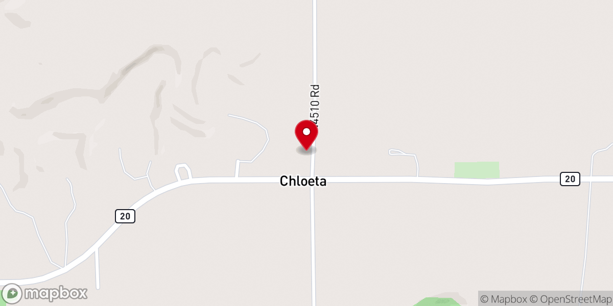 Map showing location of Topsy Assembly of God Church