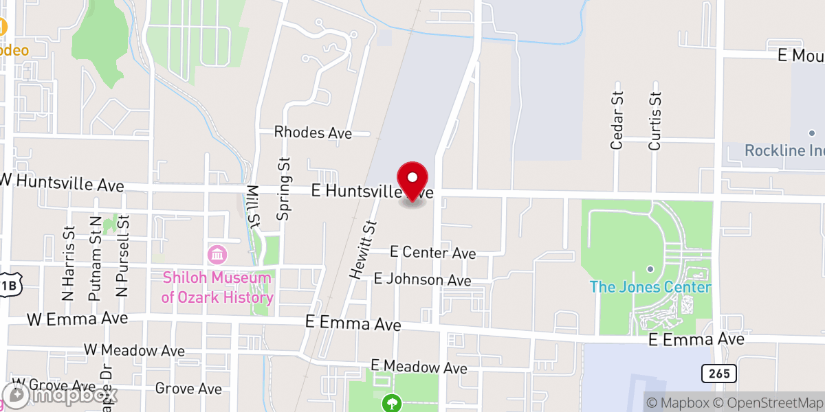 Map showing location of Berry Street Baptist Church