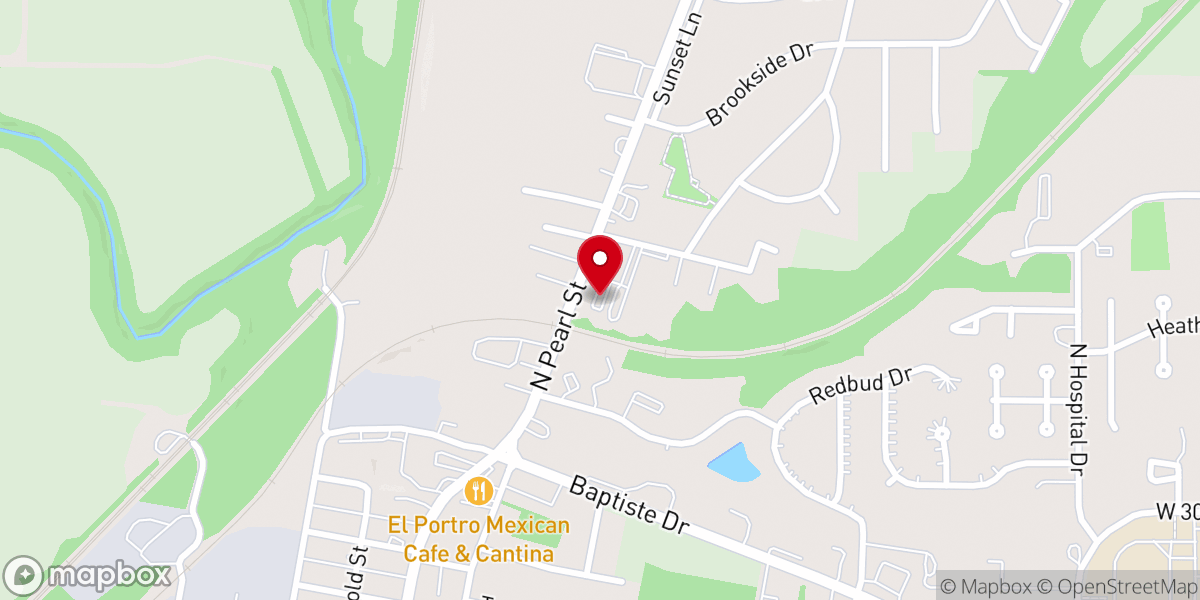 Map showing location of Chen's Buffet