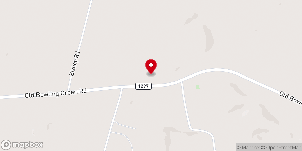 Map showing location of Beach Grove Church