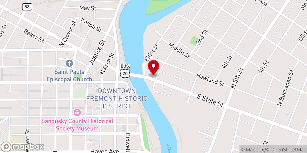 Map showing location of Family Worship Center Ministries Incorporated