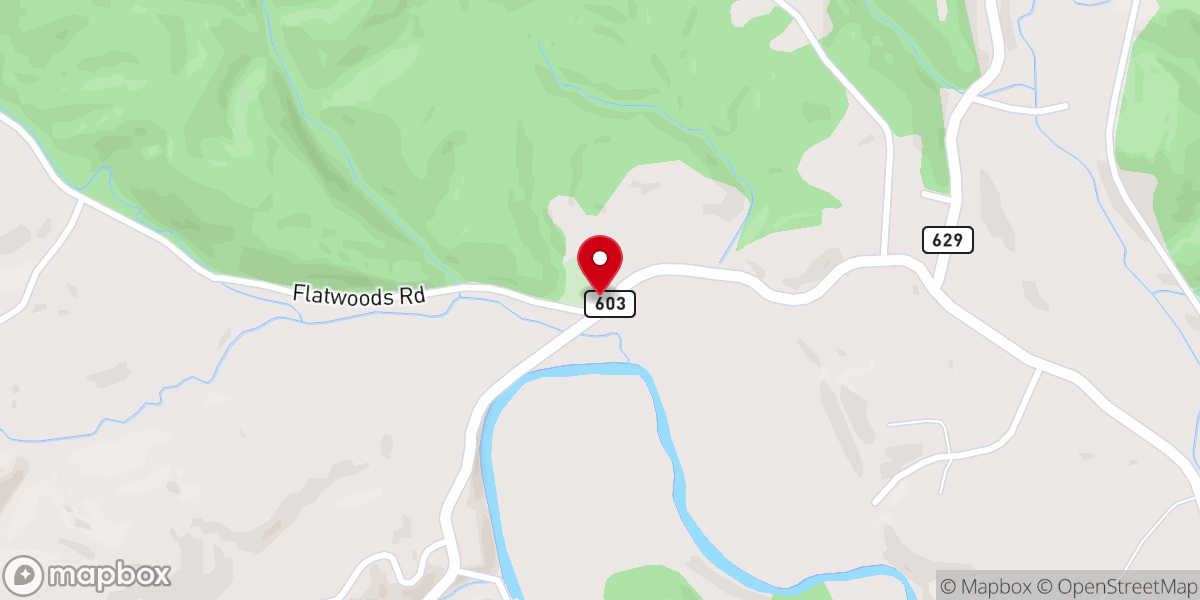 Map showing location of Halls Church
