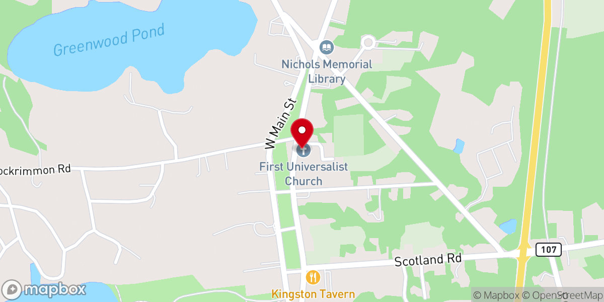 Map showing location of Church on the Plains