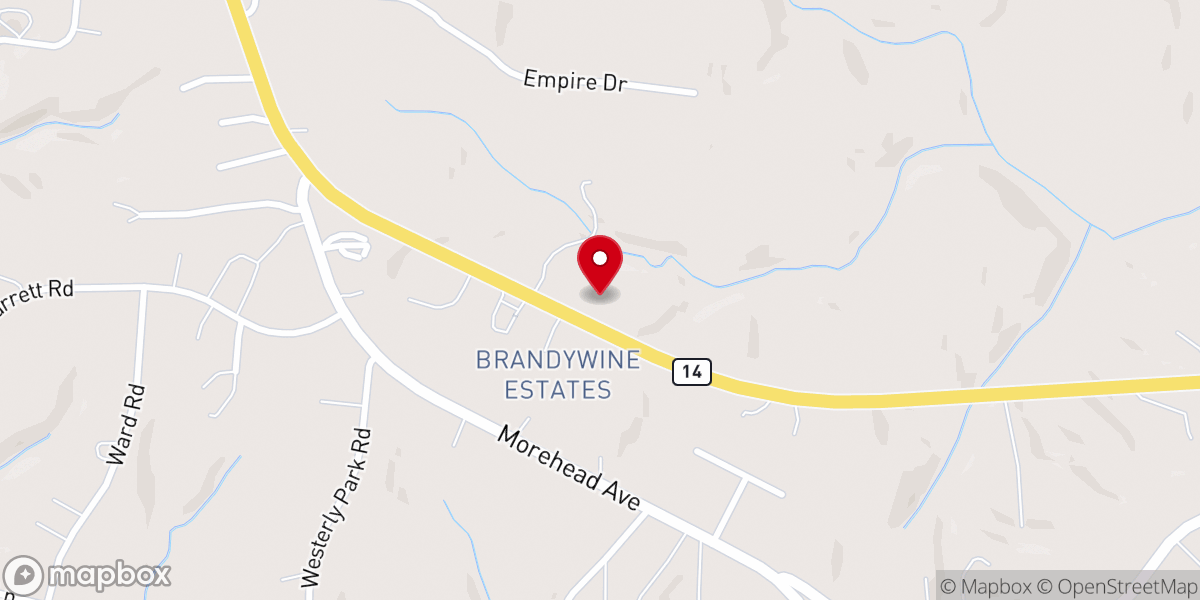 Map showing location of Reformed Baptist Community Church