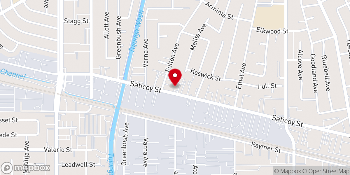 Map showing location of Iglesia Evangelica Verdad Y Vida