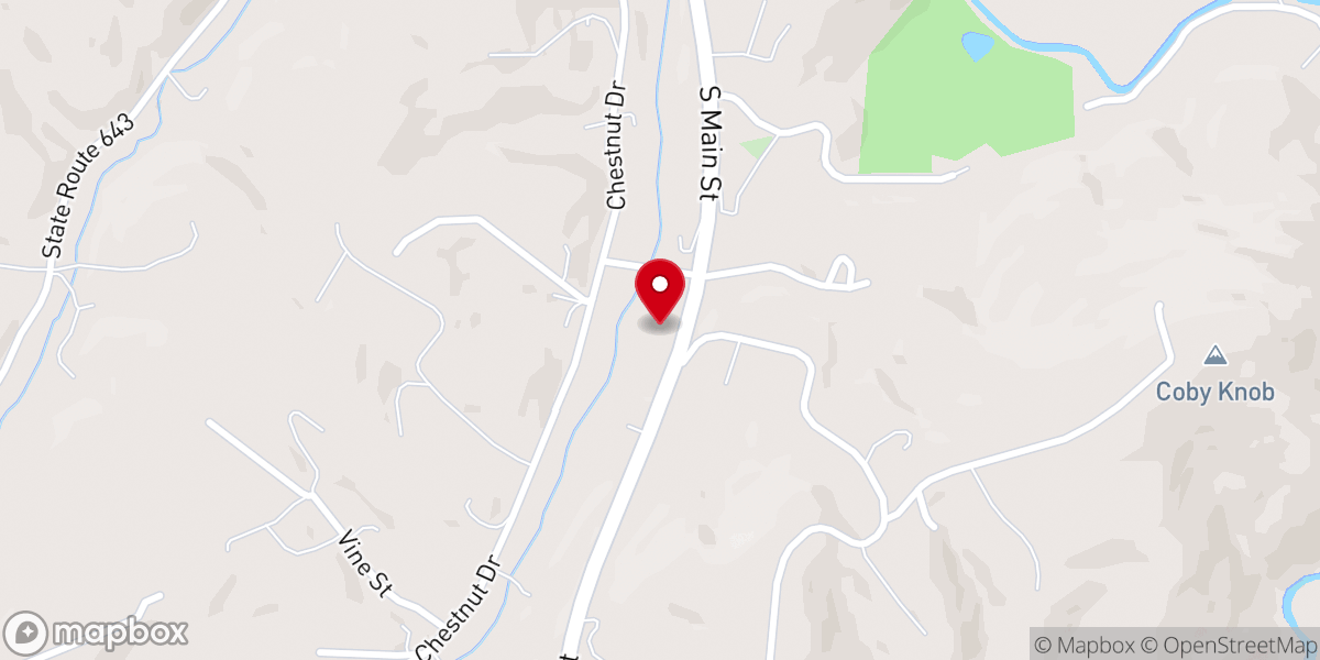Map showing location of McMillian Ministries