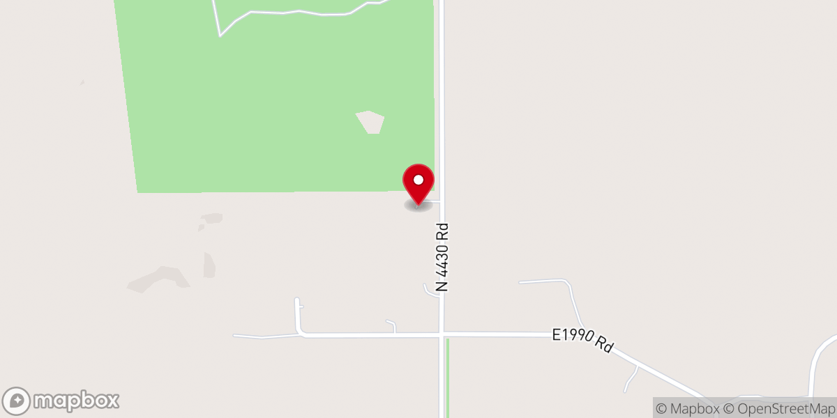 Map showing location of Choctaw Academy United Methodist Church