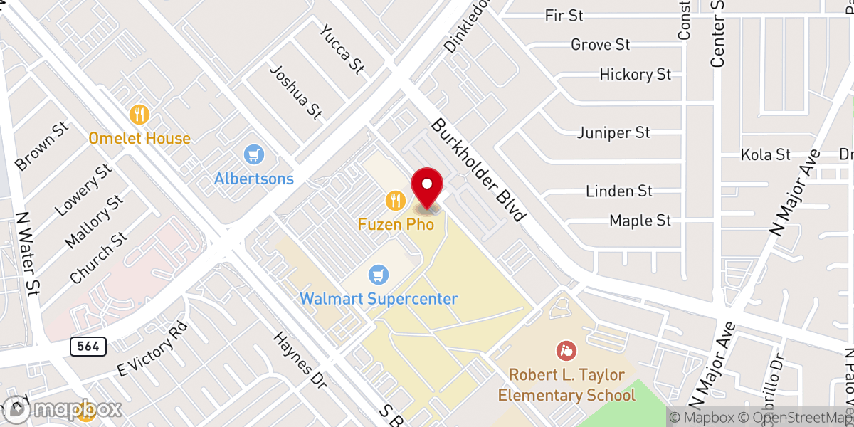 Map showing location of St Mary's Orthodox Church Las Vegas