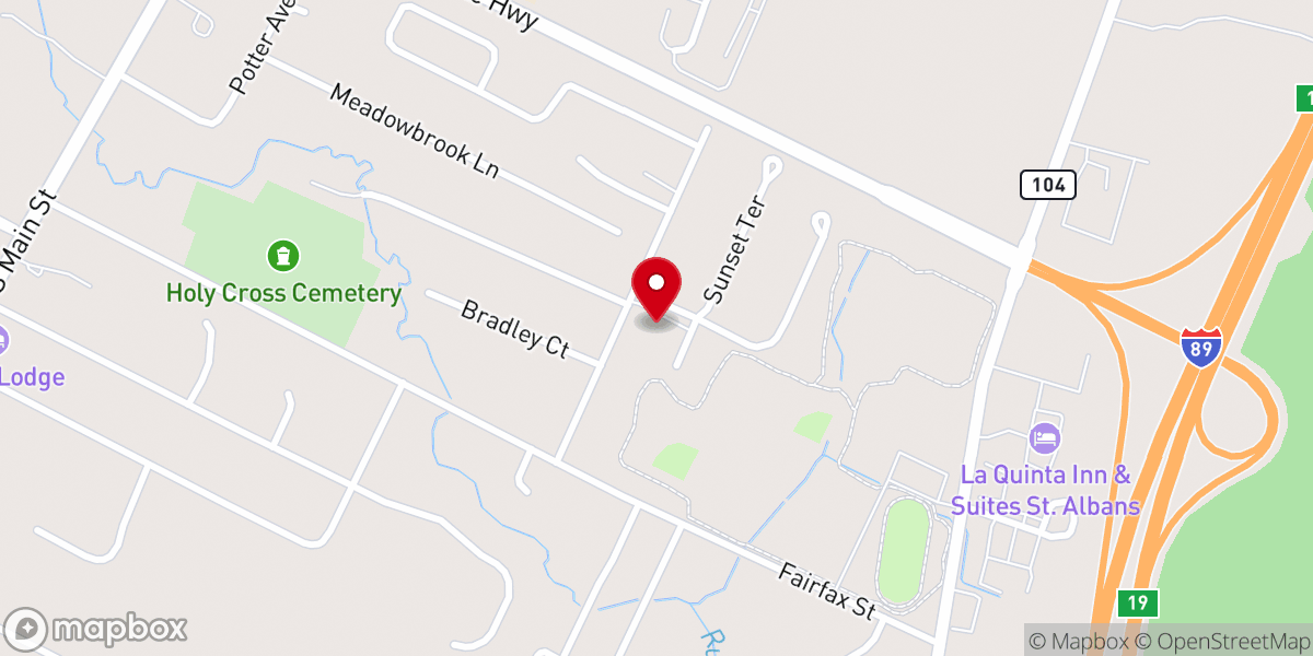 Map showing location of Milton Baptist Fellowship Church