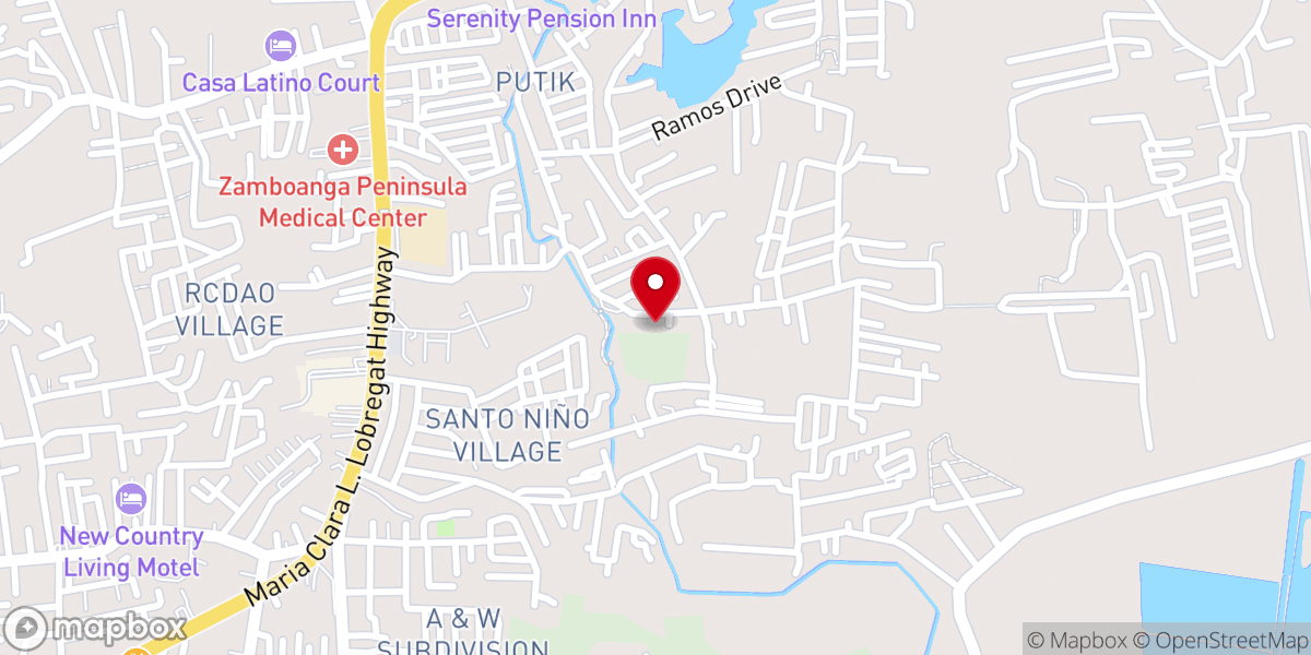 Map showing location of Gethsemane Bible Baptist Mission