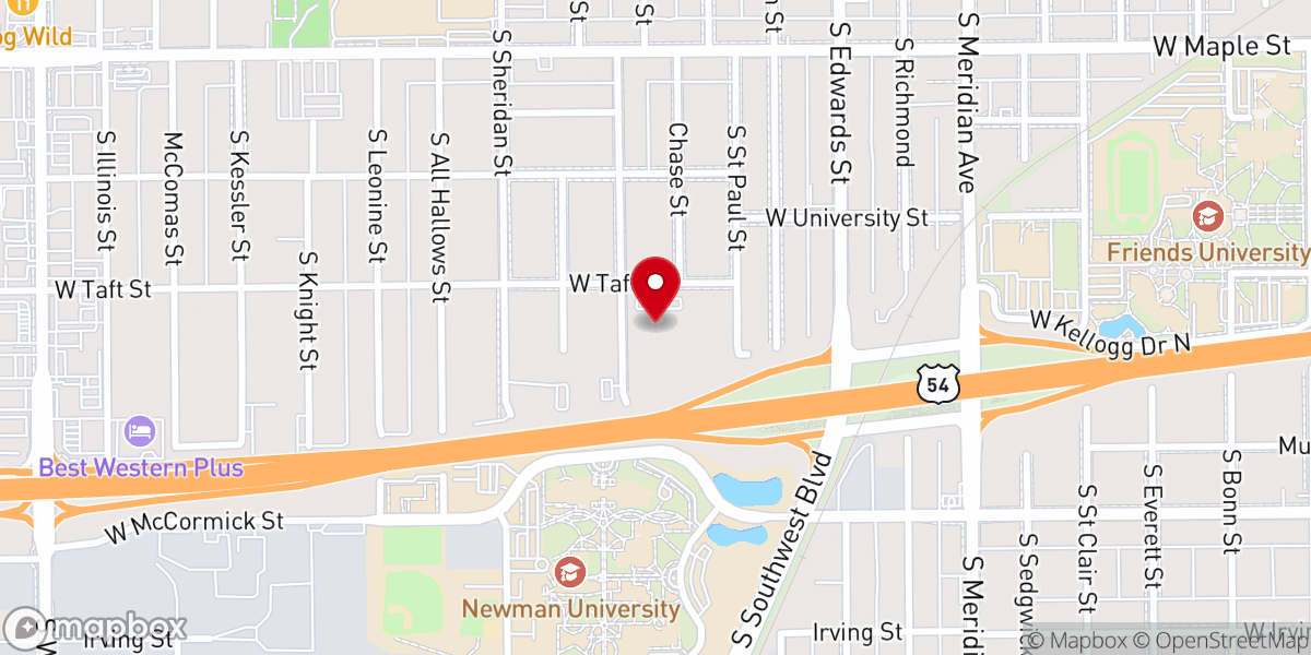 Map showing location of Church of the Cross