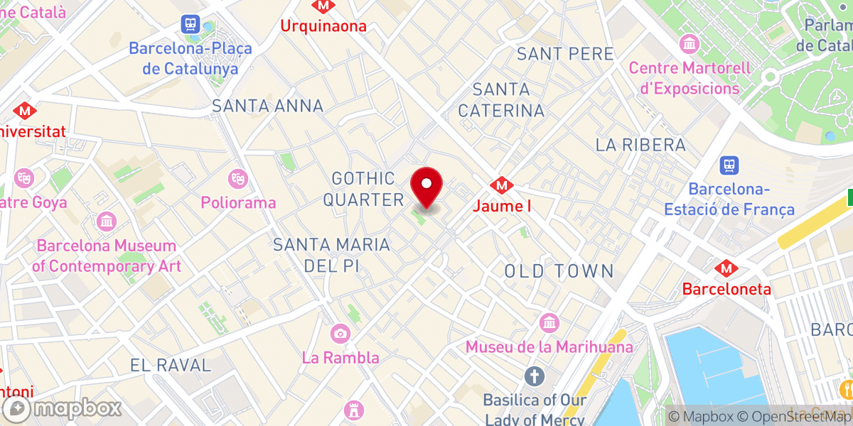 Map showing location of El Puente del Obispo