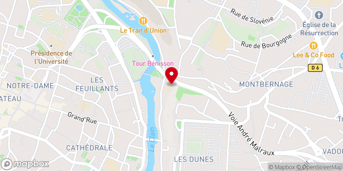Map showing location of Chapelle des Soeurs de la Sagesse - Sanctuaire de Montbernage