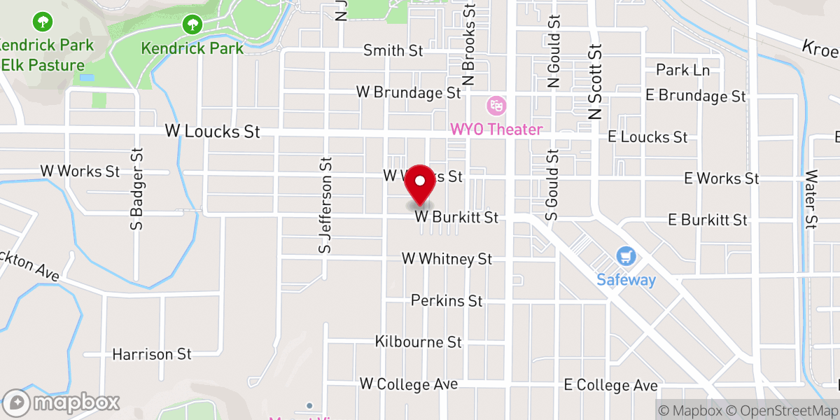 Map showing location of The Salvation Army Sheridan