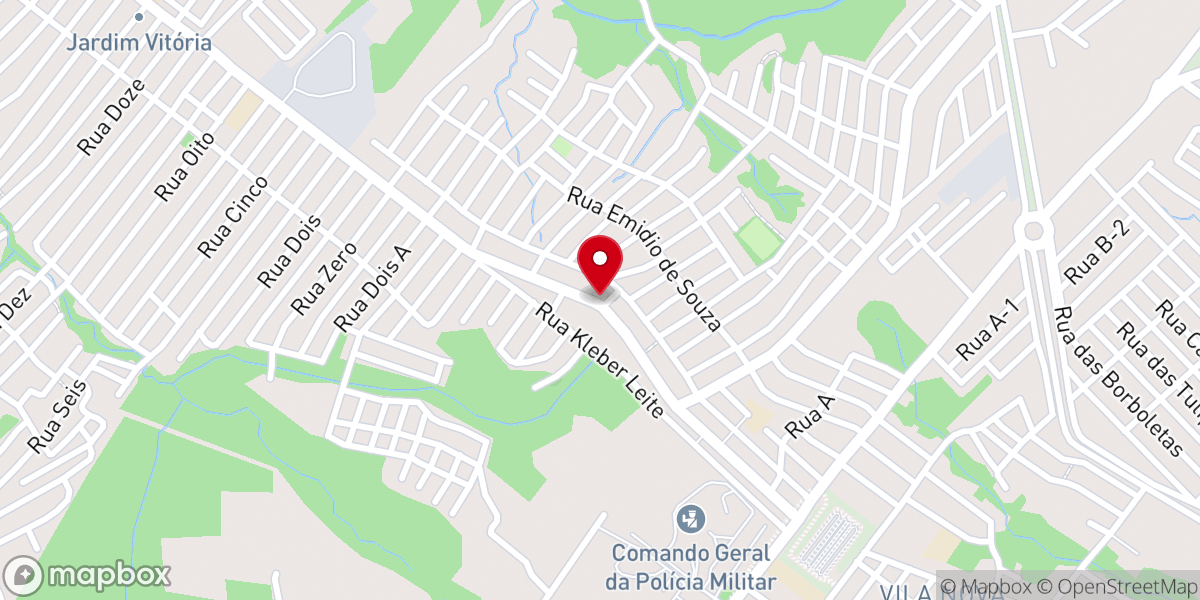 Map showing location of Igreja Evangélica Casa da Benção